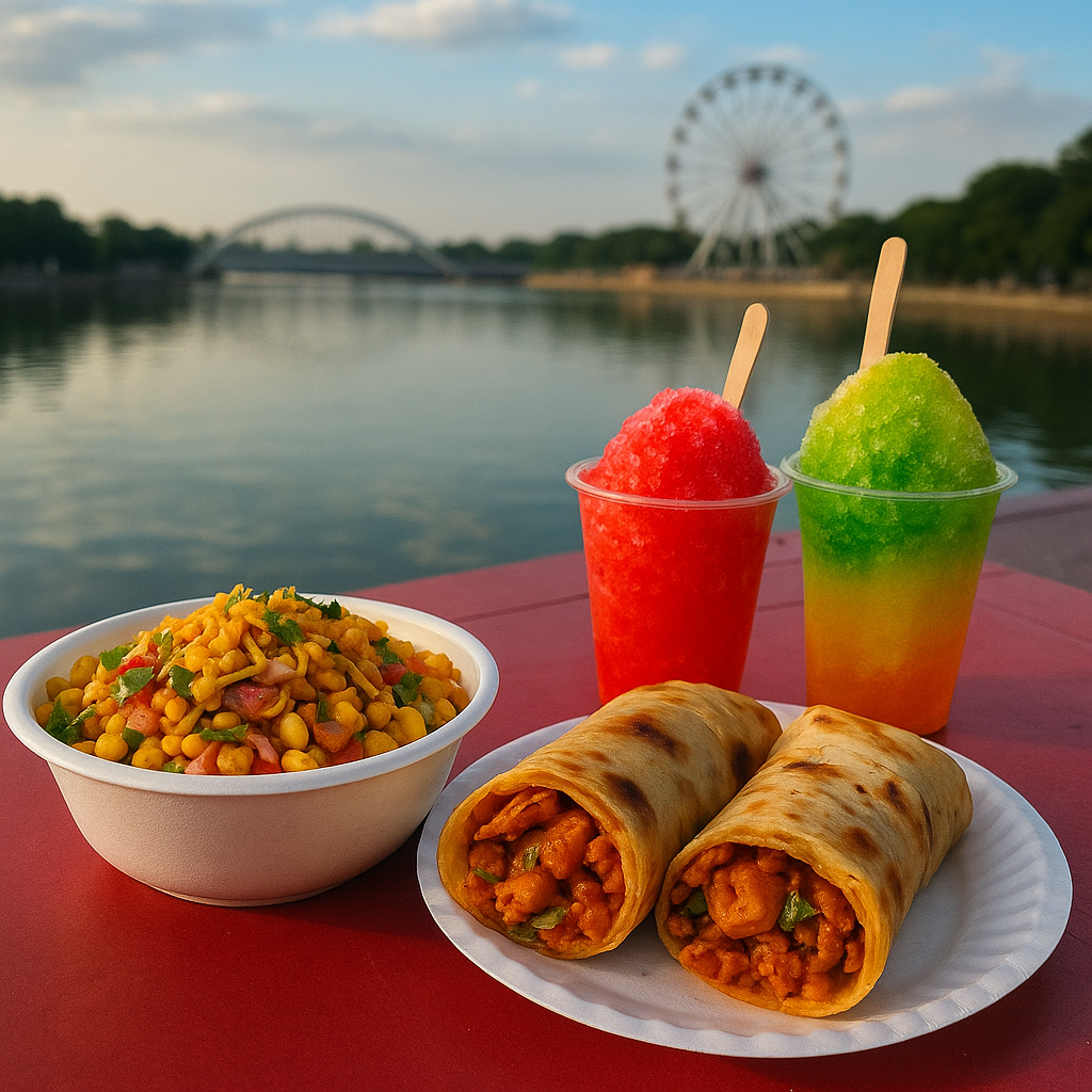 Kankaria Lake Street – Food With a View