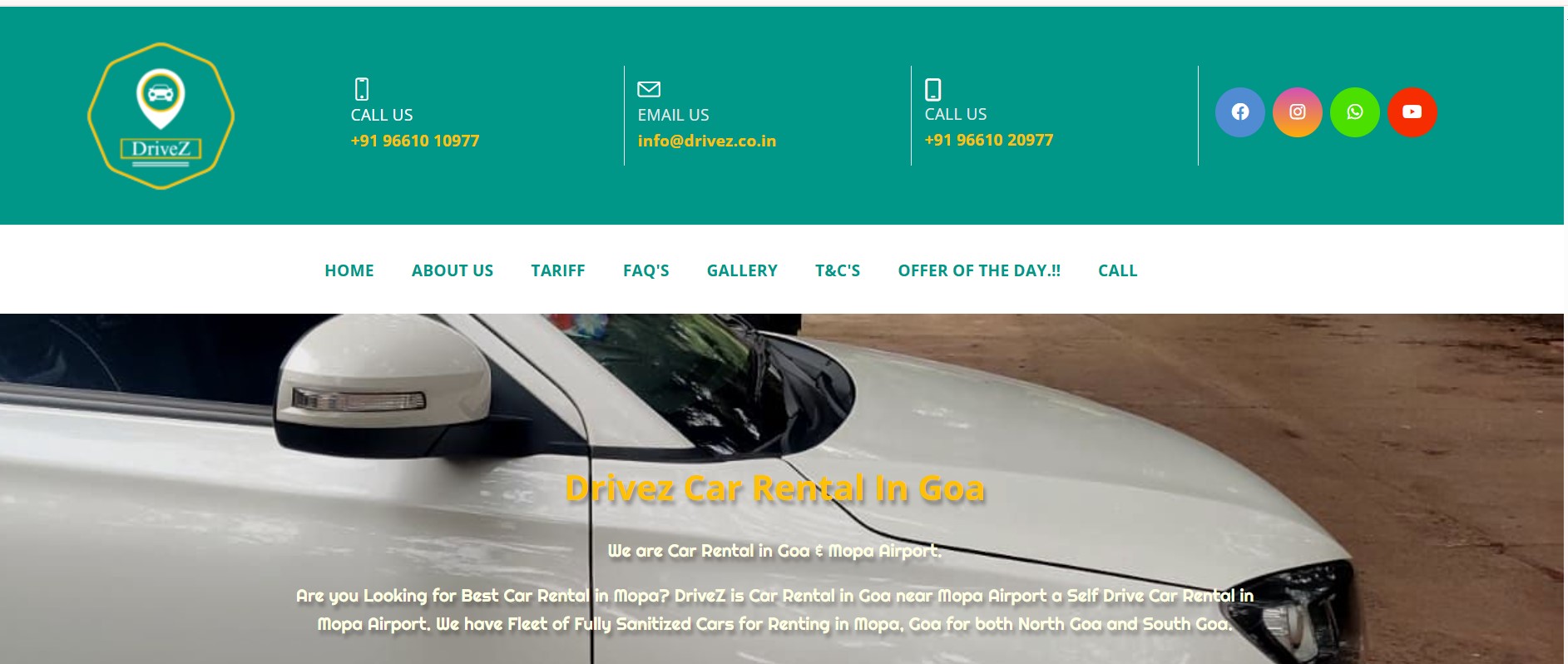 Drivezy Goa